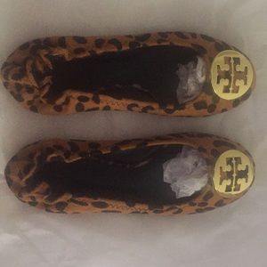 Tory Burch leopard flats